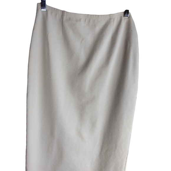 Carolina Colours Womens High rise/waist Midi Pencil Skirt Beige Size Small - Picture 2 of 6